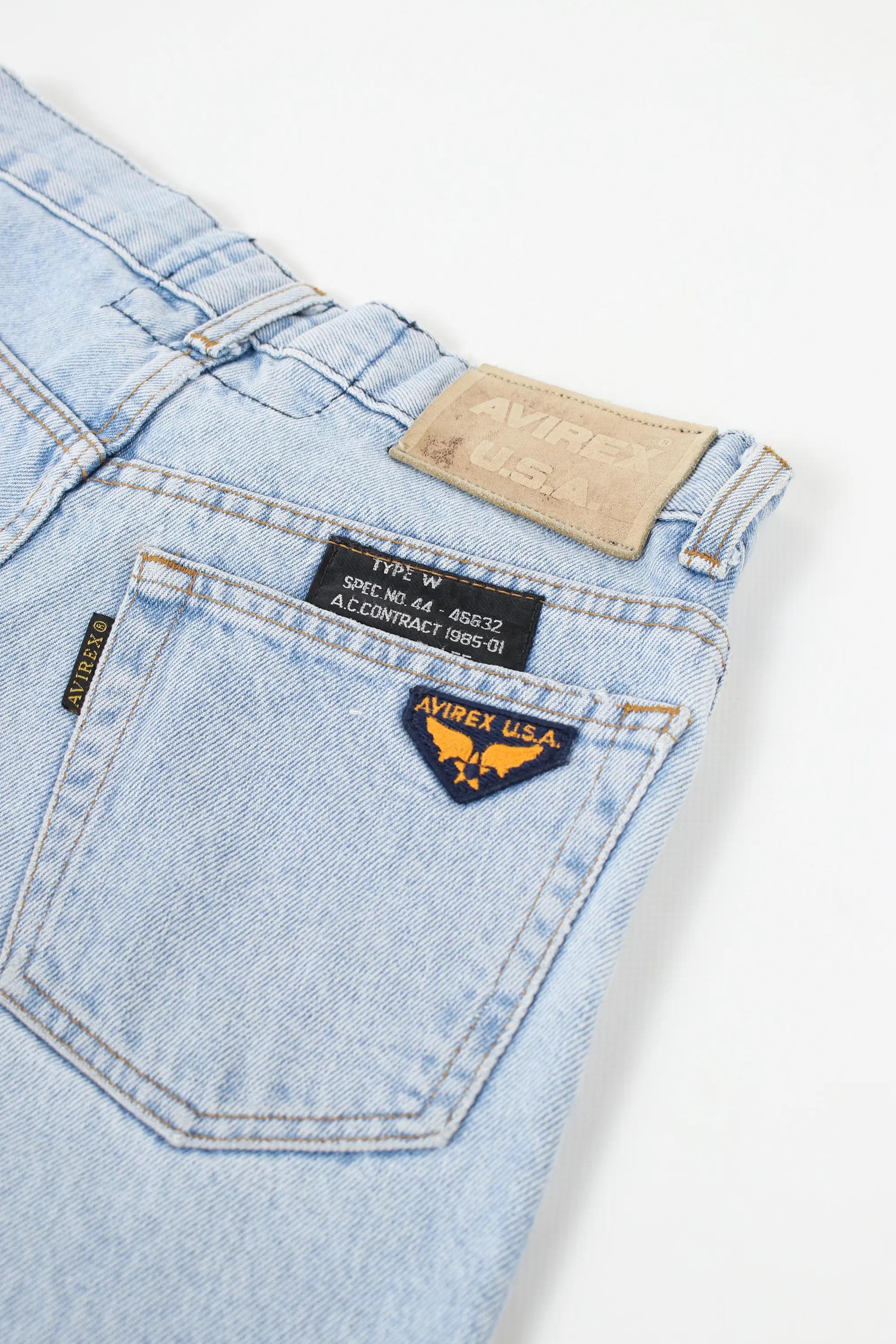 90s Avirex (w) Denim Pants - Etsy