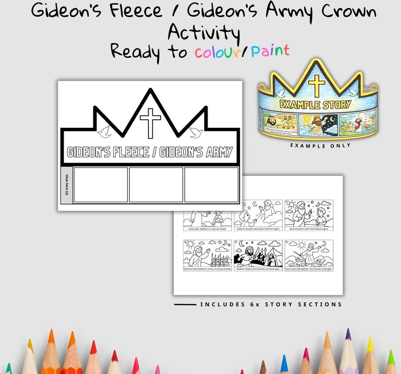 Gideon’s Army Bible Crown Craft: listing photo