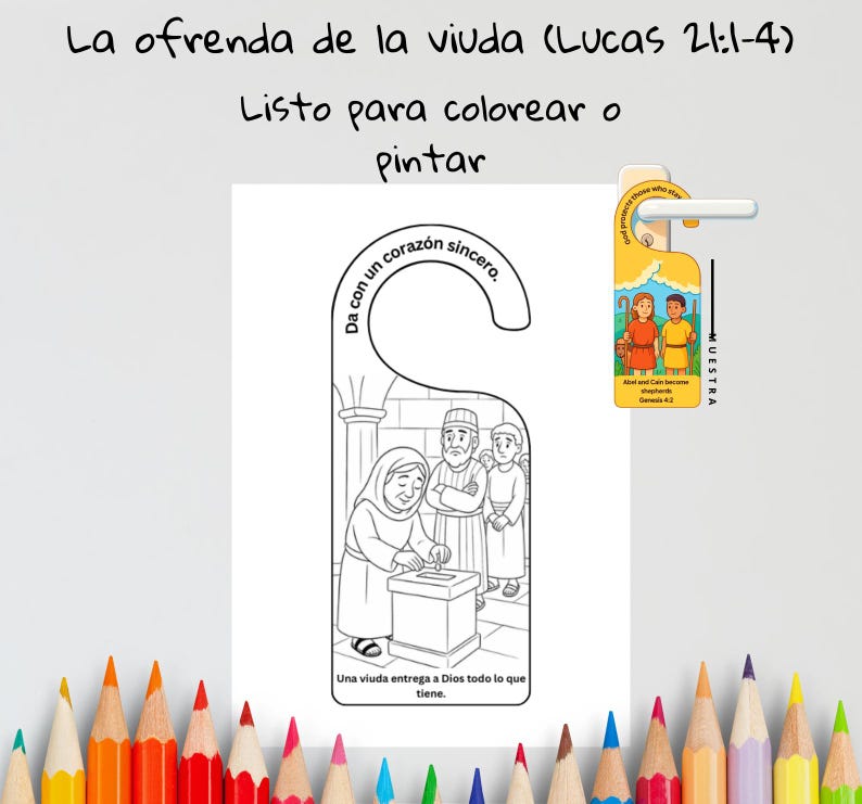 The Widow’s Offering (Spanish): listing photo