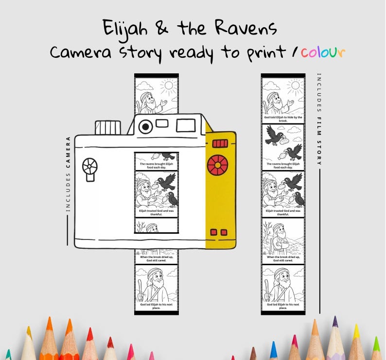 Elijah and the Ravens Camera Craft: listing photo