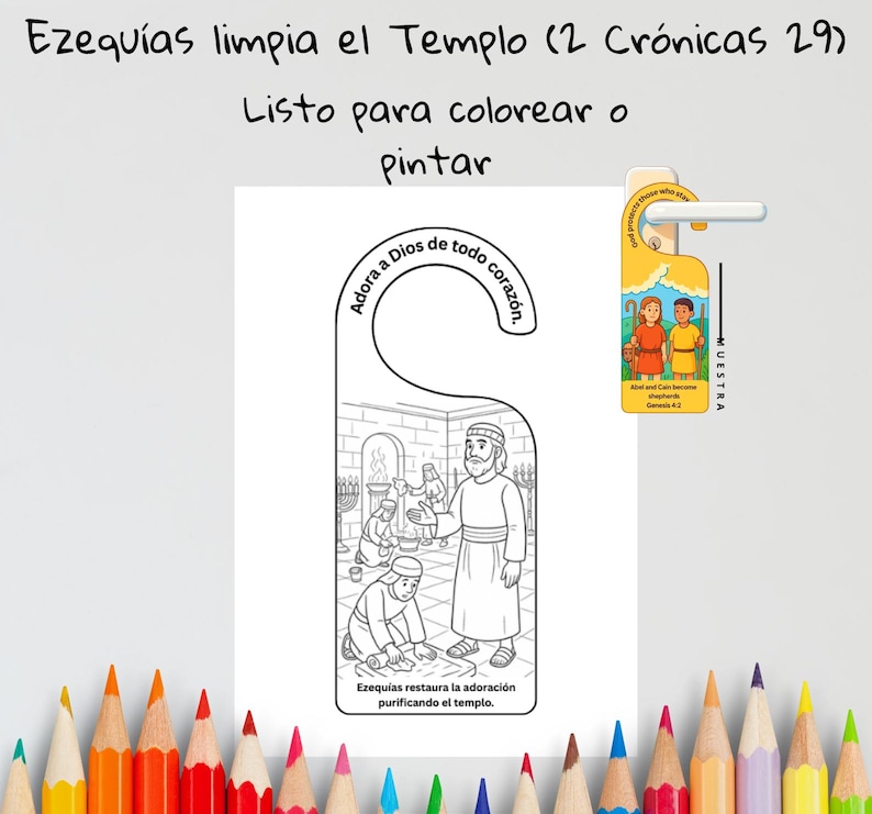 Hezekiah Cleanses the Temple (Spanish): listing photo