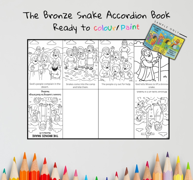 The Bronze Snake Bible Sequencing Craft: listing photo