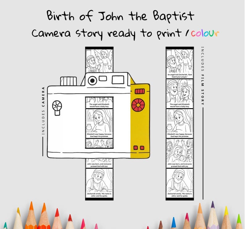 Birth of John the Baptist Camera Craft: listing photo