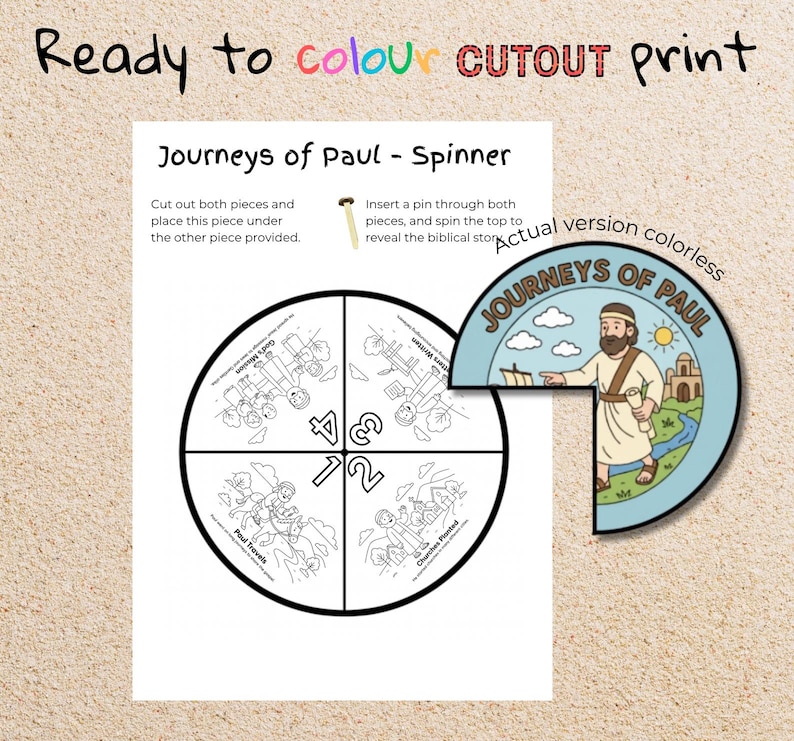 Journeys of Paul Story Wheel Craft: listing photo