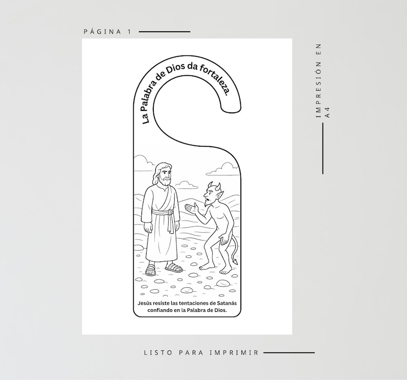 Jesus Tempted in the Desert (Spanish): listing photo
