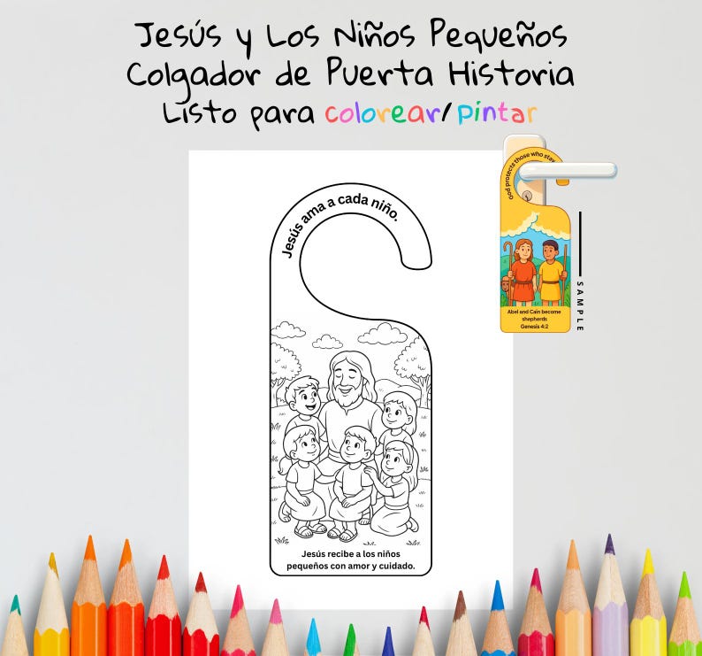 Jesus Welcomes Children (Spanish): listing photo