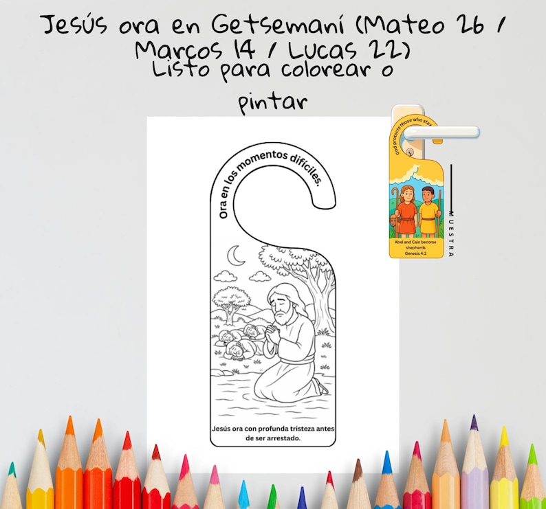 Jesus Prays in Gethsemane (Spanish): listing photo