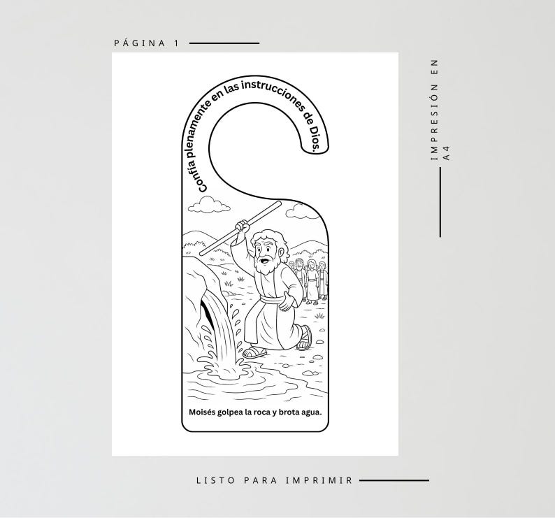 Moses Strikes the Rock (Spanish): listing photo