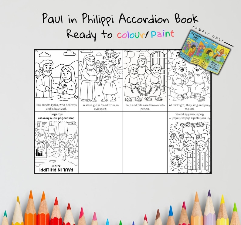 Paul in Philippi Bible Sequencing Craft: listing photo