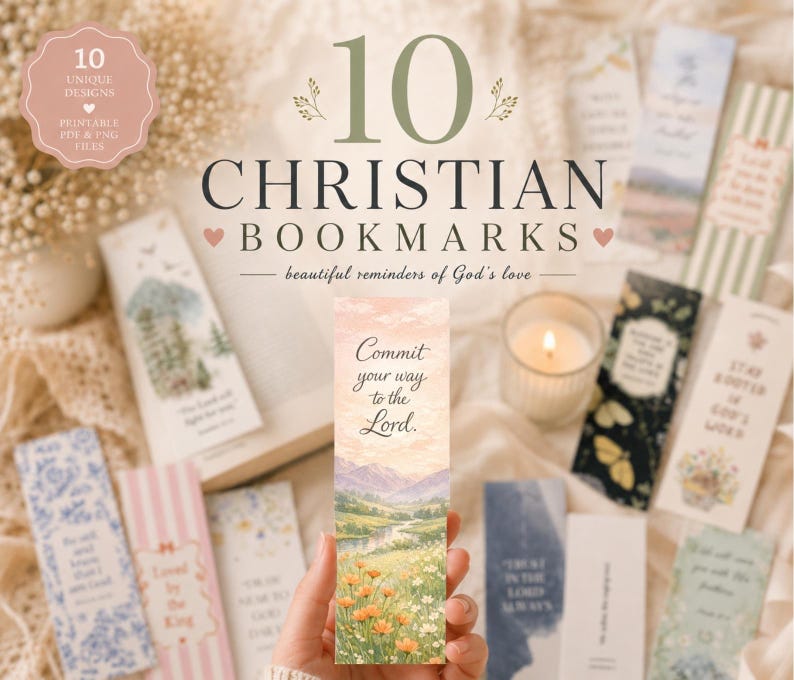 Christian Bible Verse Bookmarks: listing photo