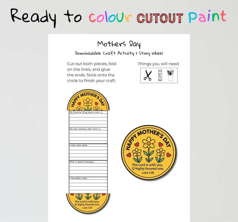 Mother’s Day Bible Booklet and Card: listing photo