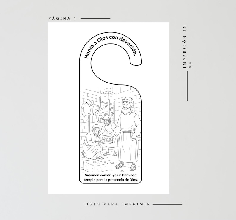 Solomon Builds the Temple (Spanish): listing photo