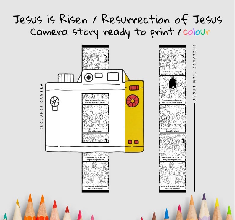 The Resurrection of Jesus Camera Craft: listing photo