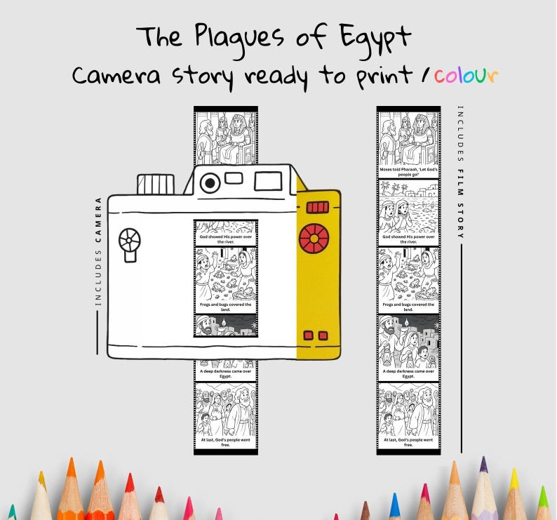 Plagues of Egypt Camera Craft: listing photo