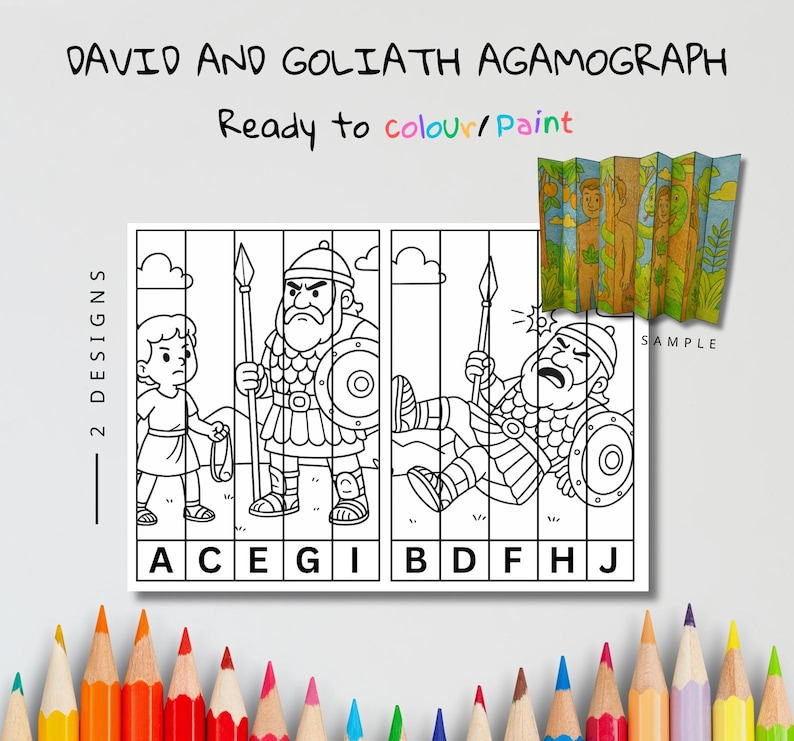 David and Goliath Agamograph Craft: listing photo