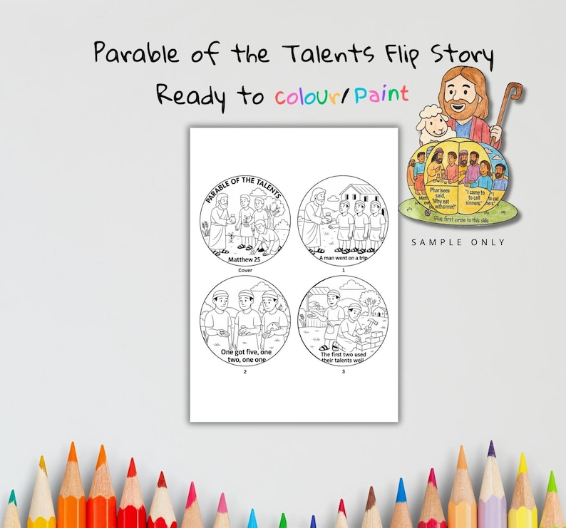 Parable of the Talents 3D Bible Craft: listing photo