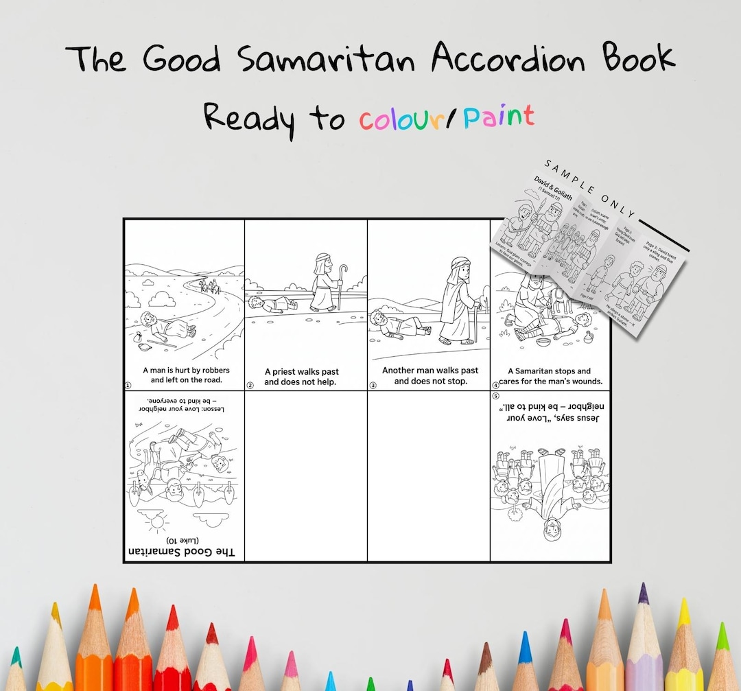 Good Samaritan Bible Craft | Kids Sunday School Activity | Bible ...