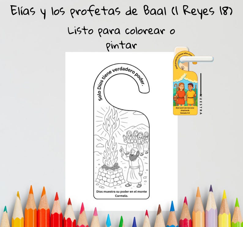 Elijah and the Prophets of Baal (Spanish): listing photo