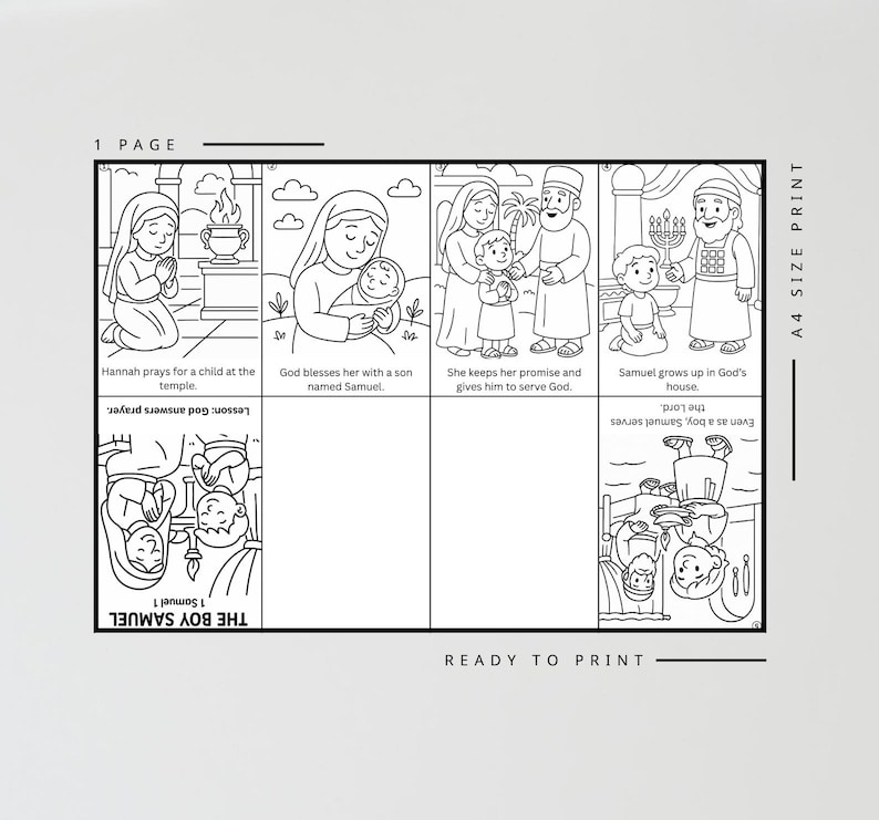 The Boy Samuel Bible Craft | Kids Sunday School Activity | Bible ...