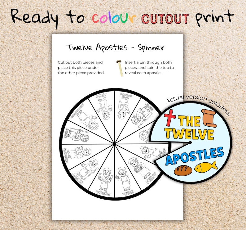 Twelve Apostles Story Wheel Craft: listing photo