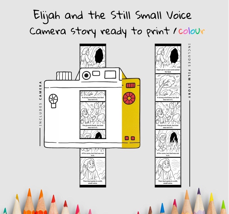 Elijah and the Still Small Voice Camera Craft: listing photo