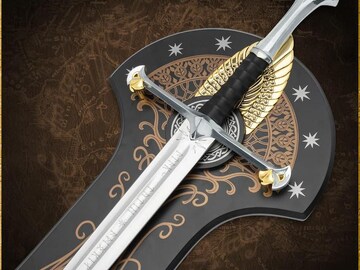 Custom Handmade Aragornn's Sword Tolkien-inspired Hand-forged Sword, Costume Sword, Home Decor Sword Cosplay, Anniversary & Birthday Gift