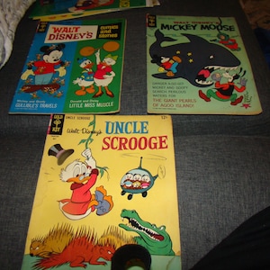 Walt Disney Mickey Mouse Gold Key comics  lot of 3