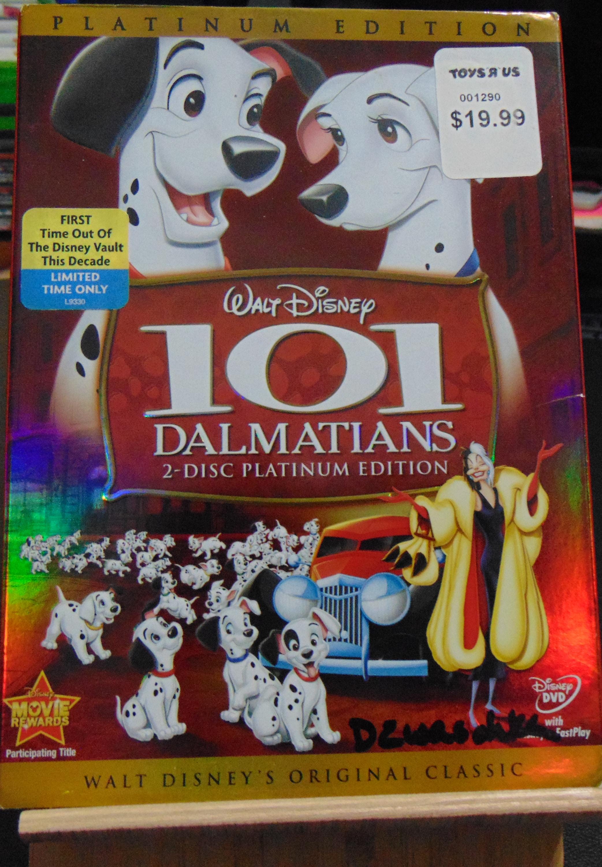 The 101 Dalmatians Dvd