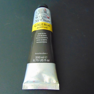 Windsor & Newton Galeria Mars Black Acrylic Paint