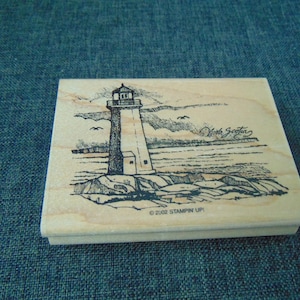 Stamping Up Nova Scotia Light House Wood Stamp