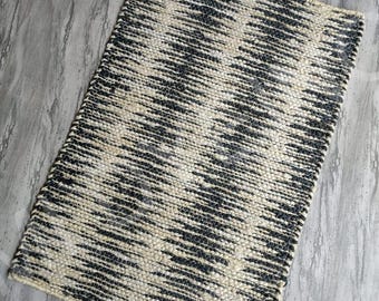 Hanfteppich, Hanfteppich, Juteteppich, Wohnzimmerteppich, 22x30, Handgefertigt, Juteteppich, Bauernhaus, Traditioneller indischer Hanfläufer