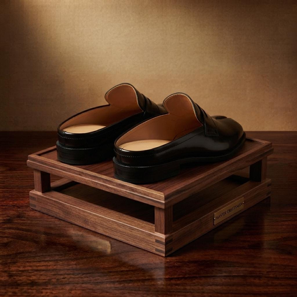 Buy Black Patent Leather Tabi Mules for Men: Japanese Style Split