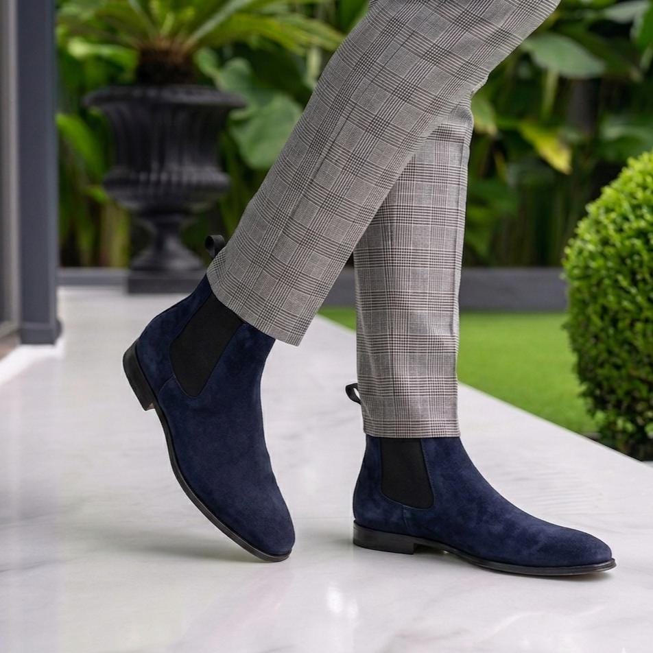 mens blue dress boots Navy Size:4X/28W-30W Would you like to elegant summer dress women Lora High Slit Maxi