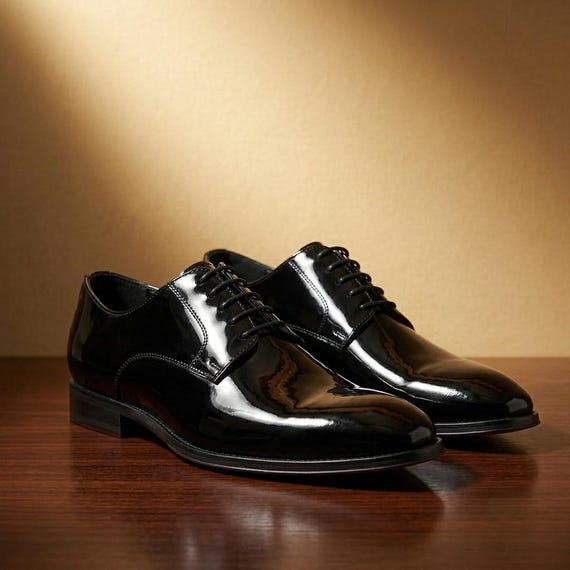 black dress shoes wedding Patent Leather Oxford Shoes: Men's Formal up closure Product ID:AP1D106769_AA610_M Elsa Birthday Cake Color:Blossom Pink