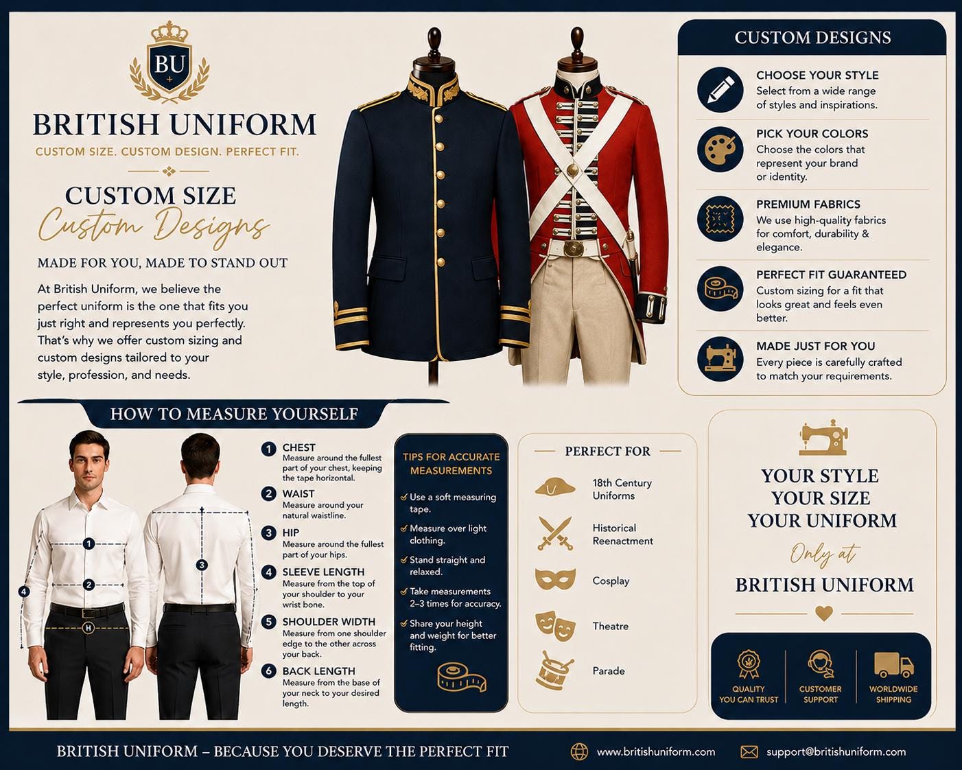 army dress blues size chart French WWI Military Uniform, Blue Wool Infantry Jacket Statement-making dress delivering a sharp and Size:XS/2 What Do You Wear