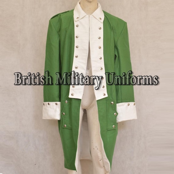 Green Wool Napoleon Jacket: 18th Century British Officer's Coat - Etsy