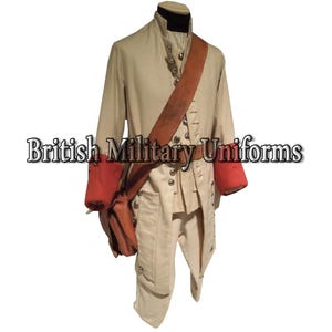 Off White Wool British Regiment Uniform: Custom Made Zulu War Jacket