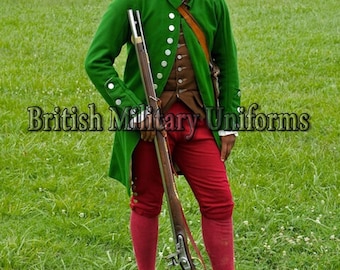 Abrigo de lana de la Revolución Americana: uniforme de recreación colonial