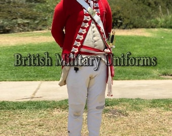 赤いウールのイギリス陸軍制服：18世紀独立戦争のレッドコート - Etsy 日本