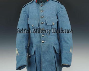 第一次世界大戦時のフランス陸軍ブルーウールオーバーコート：1915年式