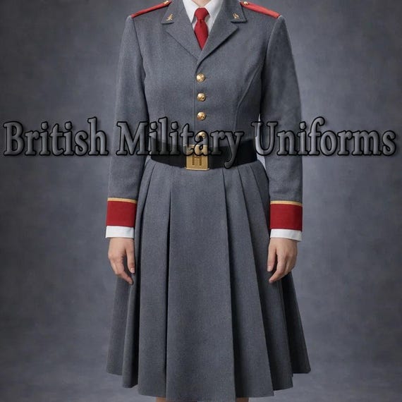 grey military dress uniform Women's Dress, Wool Uniform,Historical Officer Costume, Reenactment Outfit published_date:2026-03-04T20:21:32Z