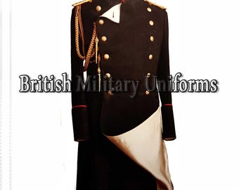 British Grenadier Wool Frock Coat: 18th Century Military Style