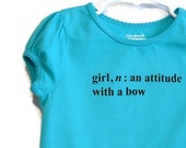 Turquoise Blue Girl Definition T-shirt