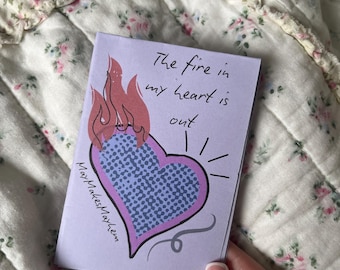 Poetry zine- creative, mini magazine