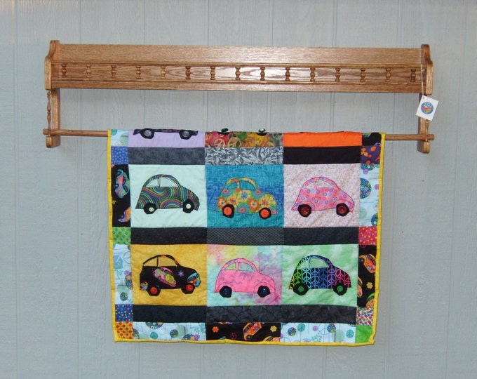 Quilt Display With Shelf and Gallery Rail Etsy