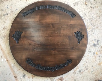 30” personalized lazy Susan