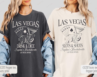 Custom Vegas Bachelorette Party Shirt: Bridal Party Favors