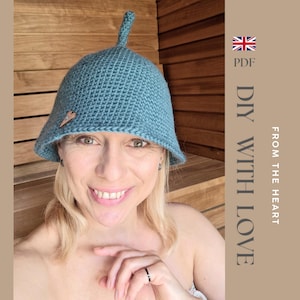 Sauna-Hut-Häkelanleitung: Anfänger-freundliche Wollmütze (PDF-Anleitung)
