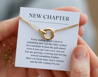 New Chapter Gift - Fresh Start Necklace - Starting Over Gift