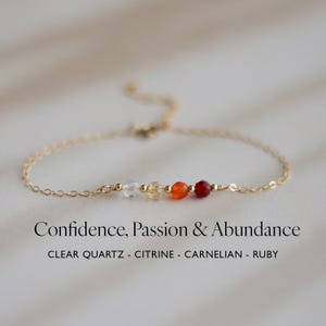 Confidence, Passion & Abundance – Citrine, Carnelian, Ruby, Manifest Money Wealth
